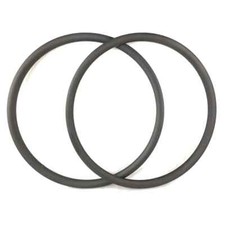 Cerchi in carbonio bici strada 700C clincher tubeless 30mm profondità 25mm larghezza asimmetrica