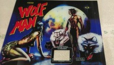 Wolf Man Peyper pinball Backglass reproduction flipper