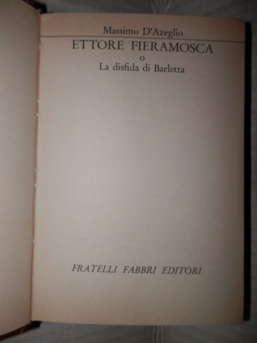 Ettore fieramosca la - ettore,