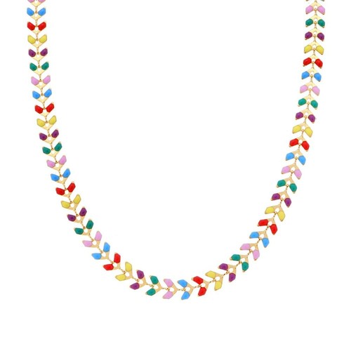 Collana catena spiga con - catena,