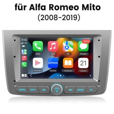 Android 14 Carplay per Alfa Romeo Mito 2008-2019 autoradio GPS WIFI SWC DAB+ BT