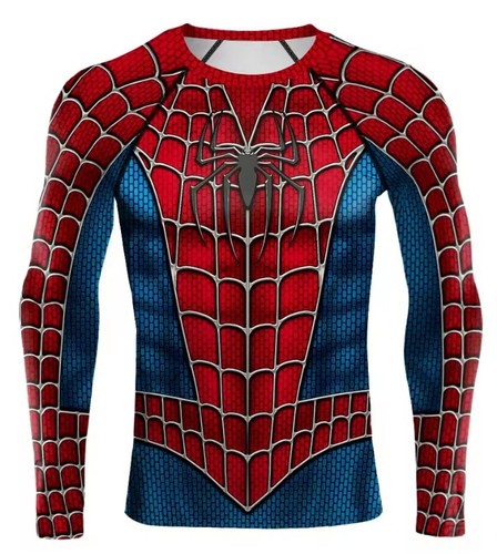 Tuta compressione spider man - tuta, spider-man