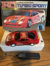 Radiocomando Vintage Grande Potenza Ferrari F40 Turbo Sport 1/24 USATO SUPER PULITO
