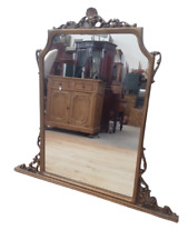 Specchiera dorata intagliata