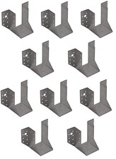 10x Balkenschuhe Außenliegende Pfostenschuhe Supporto Trave Vettore Legno