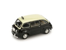 Modellino auto scala 1:43 Taxi Brumm FIAT 600 MULTIPLA GENOVA modellismo epoca
