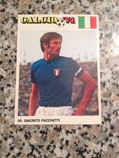 FACCHETTI italia N.56 CALCIO 74 EDIRAF MUNCHEN W AZZURRI NUOVA(NEW) ORIGINALE