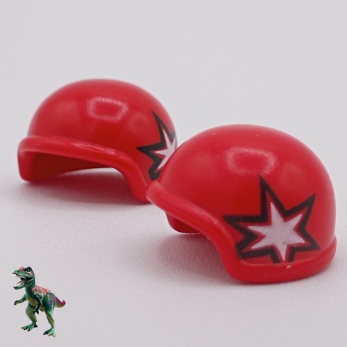 Playmobil casco rosso - x2,