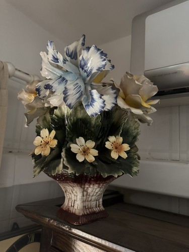 Capodimonte vaso fiori - di,