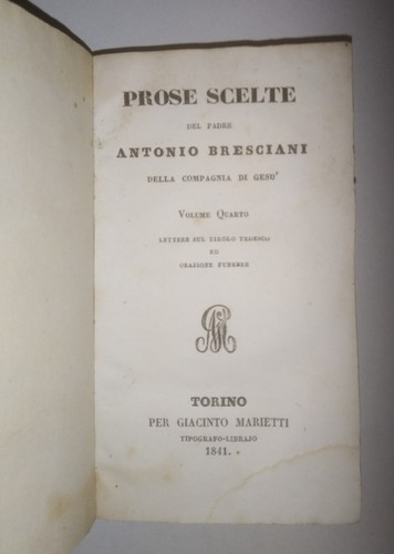 Padre antonio bresciani - antonio,