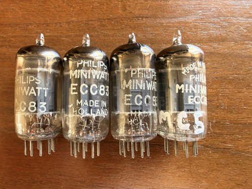 Philips miniwatt ecc83 12ax7 - philips,