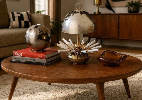Mappamondo vintage ottone - in,
