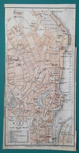 1936 mappa baedeker germania - 1936,