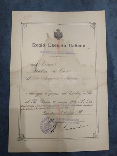 Attestato fregiarsi del - a,