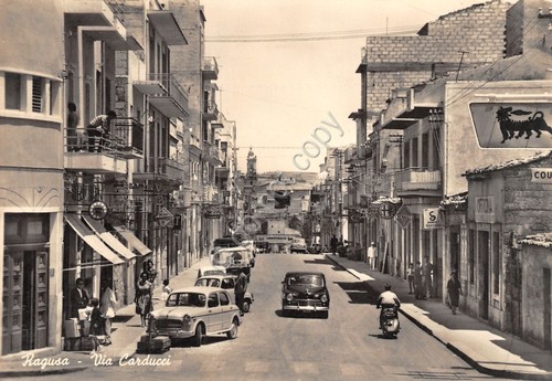 Cartolina ragusa via - cartolina, carducci