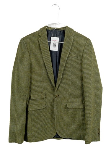 Asos giacca uomo tweed oliv - uomo,