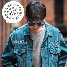  52pcs ferro su patch lettere