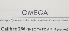 Omega 286 calibro base 260 (30
