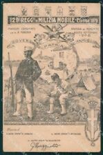 Militari 129º Reggimento di Milizia Mobile Regia Marina cartolina XF0831