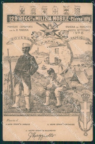 Militari 129º reggimento - militari, di
