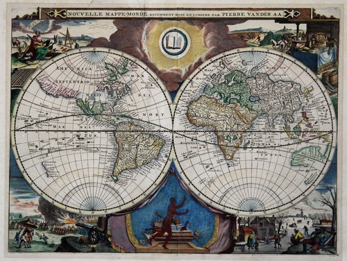 Cartina del mondo - del, originale