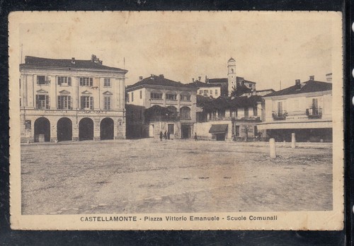 Cartolina castellamonte piazza - cartolina,