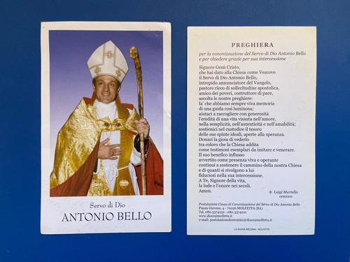 Santino holy card don tonino - santino,