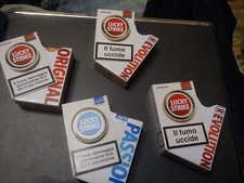 Portsigarette vintage LUCKY STRIKE Scatola di Latta Vuota Collezione GRADO AAA+