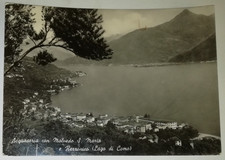 ACQUASERIA CON MOLVEDO S. MARIA E REZZONICO LAGO DI COMO  CARTOLINA D'EPOCA 1952