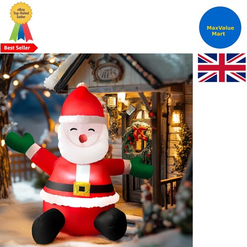 Babbo natale seduto all - seduto, all'aperto