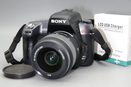 Sony a550 con - con, obiettivo