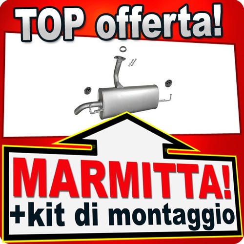 Silenziatore posteriore per - silenziatore,