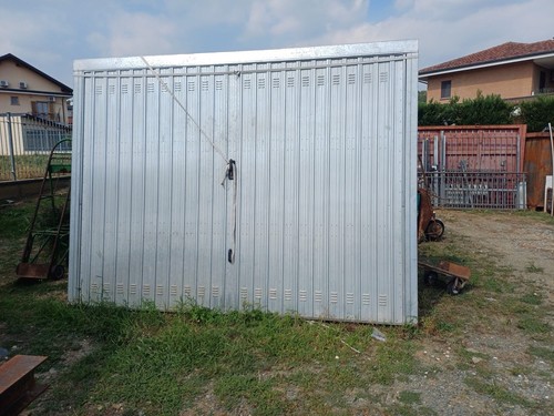 Portone basculante zincato - portone,