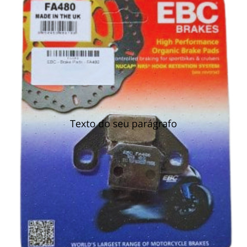 Pastiglie freno fa480 ebc - freno,