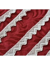 SET 6 BORDINI / PIZZI  UNCINETTO