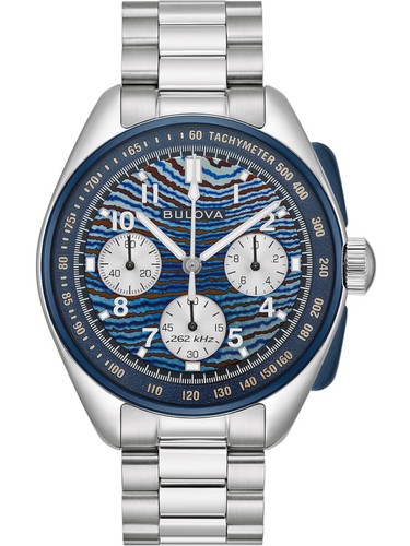 Bulova silver mens chronograph - bulova,