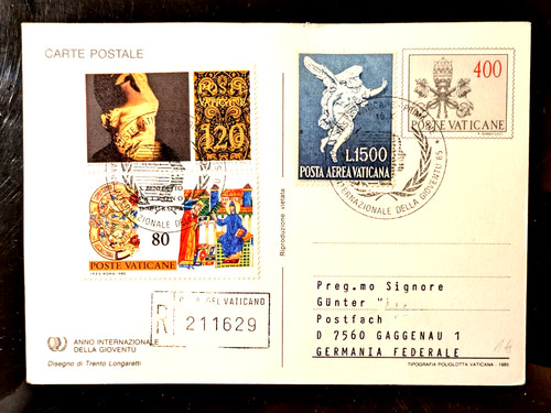Cartolina città del vaticano - del,