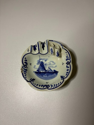 Posacenere delft blu dipinto - posacenere,