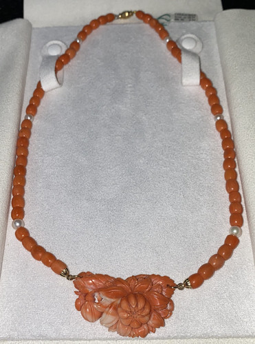 Collana coralli cerasuolo - collana,