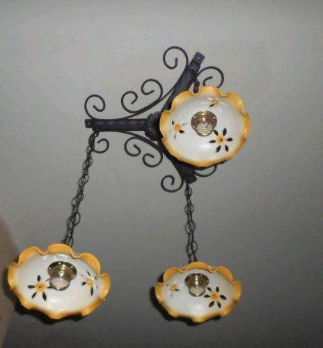 Lampadario rustico ferro - rustico,