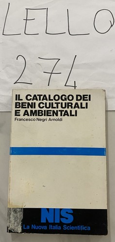Catalogo dei beni - "il,