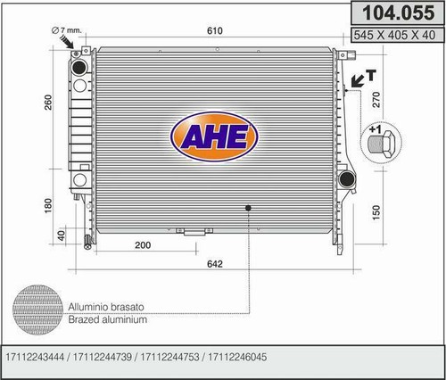 Radiatore bmw touring e36 - bmw,