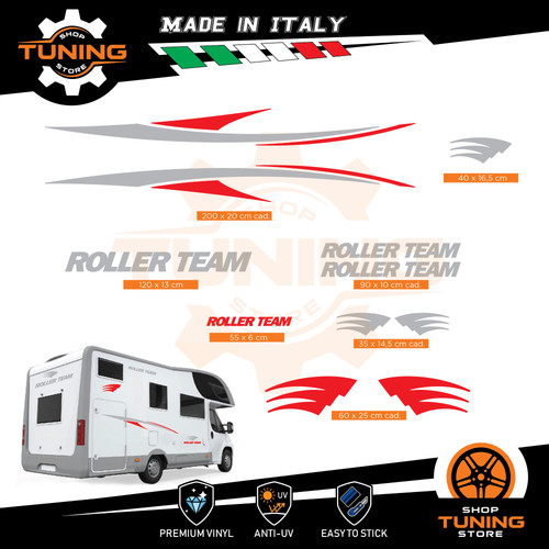 Kit adesivi camper - camper, roller-team