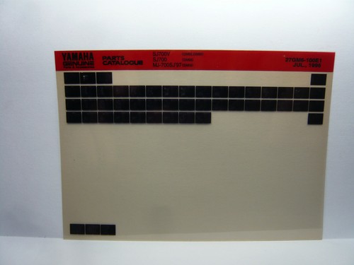 Catalogo ricambi yamaha - catalogo, jet