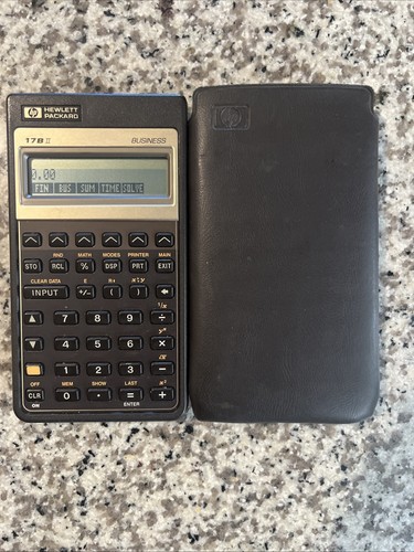 Hewlett packard 17bii - hewlett,