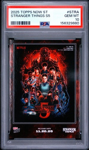 2025 topps now stranger things - topps,