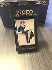 Accendino Zippo Piccola Ragazza Pinup Sexy Lady Edizione Limitata Stampa Zippo XII 1996