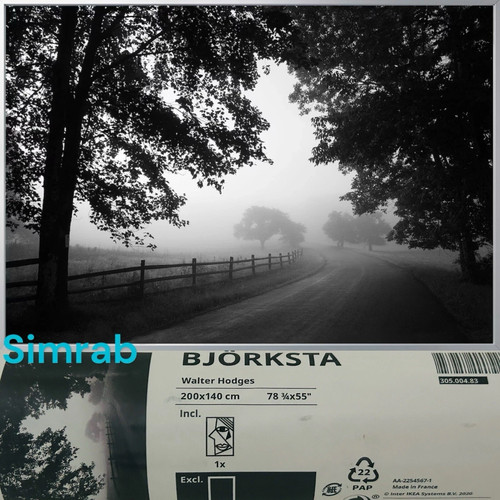Ikea bjorksta misty country - misty,