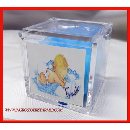 Scatola plex celeste - plex,