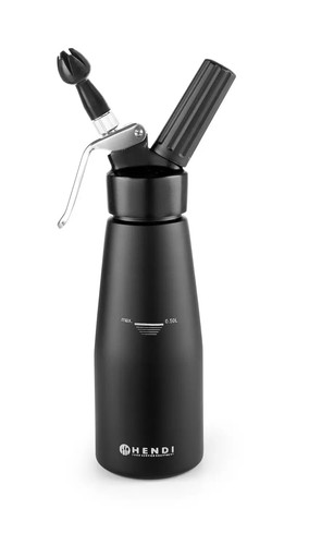 Sifone per panna 500 nero - panna, ml